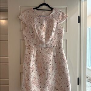 Gal Meets Glam Blush Floral Midi Dress
